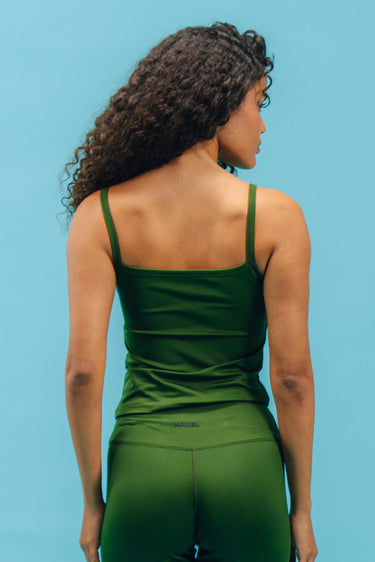 Socal Top with Built-in Shelf Bra - Dark Olive