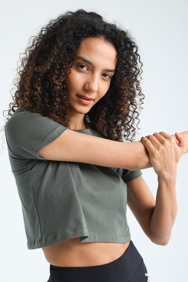 Haxel Wide Crop Top