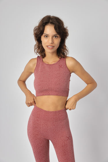 Vigor Seamless Leggings in Pastel Burgundy