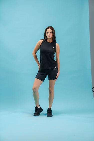 Soft Sculpt Mid-Length Biker Shorts Black