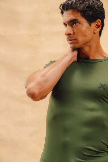 Classic Compression Top - Olive