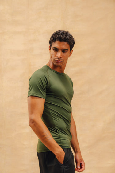 Classic Compression Top - Olive