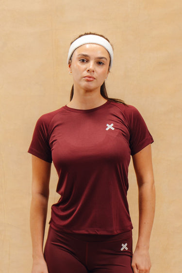 Women's Core Short Sleeve - Cherry Red