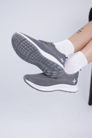 Haxel 1 Running Shoe in Grey