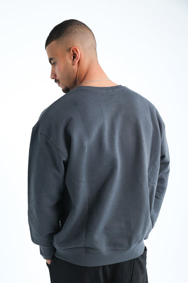 Boyfriend Sweater in Charcoal