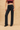 Straight Leg Yoga Pants - Black