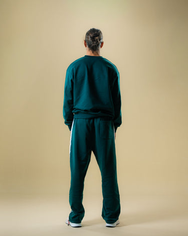 Haxel Run Crewneck Sweatshirt in Green