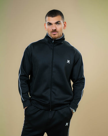 Haxel Track Jacket in Black